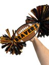 Personalized Football Cheer Pom Sign Custom Football Spirit Stick